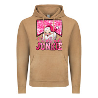Vintage Camel pink Christmas junkie Santa Claus Vintage Hoodie - Jasminsmagicworld
