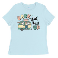Baby Blue back that thing up Ladies Tee - MaliasSmallBusiness