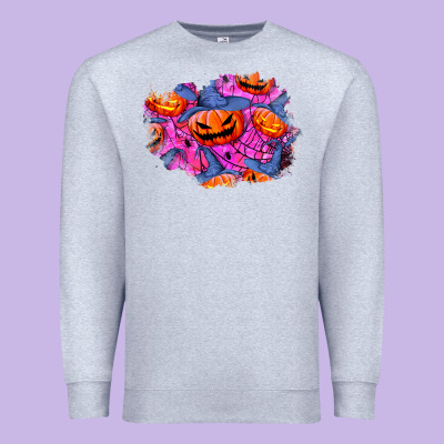 Halloween Pumpkin Patch  4 Premium Sweatshirt Designed By Bundleandbundleshop