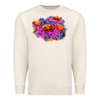 Sandshell halloween pumpkin patch  4 Premium Sweatshirt - BundleAndBundleShop