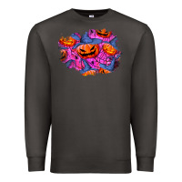 Smoke halloween pumpkin patch  4 Premium Sweatshirt - BundleAndBundleShop