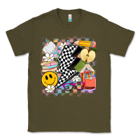 Army Green retro teacher Classic Tee - Artiststas