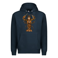 Navy Crawfish Premium Hoodie - FaDigitalArtStudio