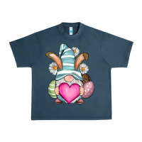 Midnight Navy Easter gnome Urban Heavy Tee - RanaPortraitStore