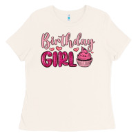 Bone birthday girl cupcake Ladies Tee - MaliasSmallBusiness