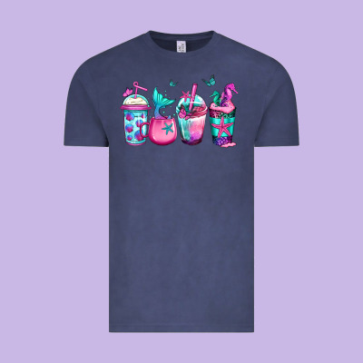 Mermaid Underwater Coffee Vintage Tee Designed By Jasminsmagicworld