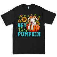 Black Hey there pumpkin Lamb Premium Tee - NancyCooperArtShop