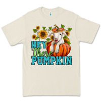 Bone Hey there pumpkin Lamb Premium Tee - NancyCooperArtShop
