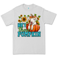 Dove Grey Hey there pumpkin Lamb Premium Tee - NancyCooperArtShop