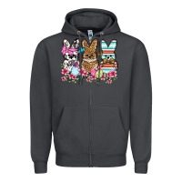 Smoke Western Easter peeps Zipper Hoodie - OliviaCreatesArt
