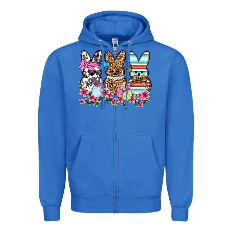 Western Easter Peeps Zipper Hoodie by OliviaCreatesArt | Teevron