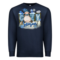 Navy Cozy Season Premium Sweatshirt - FaDigitalArtStudio