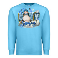 Ocean Blue Cozy Season Premium Sweatshirt - FaDigitalArtStudio