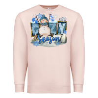Pale Pink Cozy Season Premium Sweatshirt - FaDigitalArtStudio