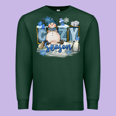 Cozy Season Premium Sweatshirt Designed By Fadigitalartstudio