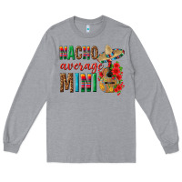 Heather Grey Nacho Average Mini Long Sleeve Tee - texasbilliewilder