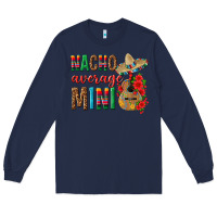 Navy Nacho Average Mini Long Sleeve Tee - texasbilliewilder