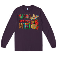 Plum Nacho Average Mini Long Sleeve Tee - texasbilliewilder