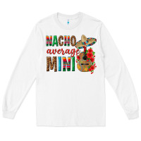 White Nacho Average Mini Long Sleeve Tee - texasbilliewilder