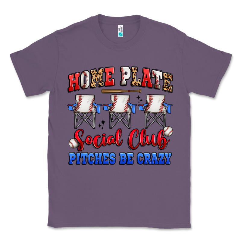 Home Plate Social Club Pitches Be Crazy Classic Tee by Artiststas | Teevron