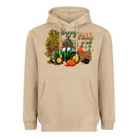 Mushroom Happy Fall Y'all Heavyweight Hoodie - BundleAndBundleShop