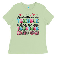 Matcha apparently we are trouble when we are together cou Ladies Tee - MaliasSmallBusiness