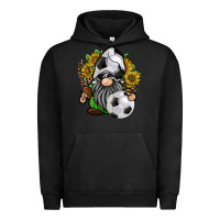 Pigment Black soccer gnome Urban Hoodie - RacoonDesign