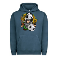 Pigment Midnight Navy soccer gnome Urban Hoodie - RacoonDesign