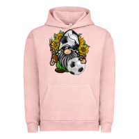 Pigment Salmon soccer gnome Urban Hoodie - RacoonDesign