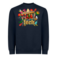 Navy cinco de mayo nail tech Heavyweight Sweatshirt - CowGirlArtShop