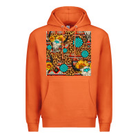 Carrot western aztec bull skull seamless pattern Premium Hoodie - FaDigitalArtStudio