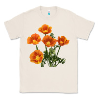 Natural California Poppy Flower Classic Tee - RanaPortraitStore