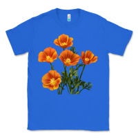 True Royal California Poppy Flower Classic Tee - RanaPortraitStore