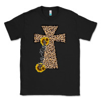 Black he is risen leopard cross Classic Tee - JahusDesignShop