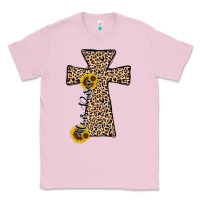 Bubblegum Pink he is risen leopard cross Classic Tee - JahusDesignShop