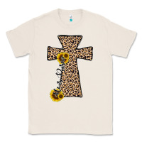 Natural he is risen leopard cross Classic Tee - JahusDesignShop