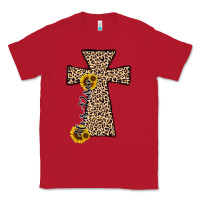 Red he is risen leopard cross Classic Tee - JahusDesignShop