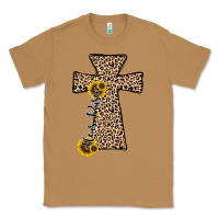 Toasted Coconut he is risen leopard cross Classic Tee - JahusDesignShop