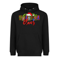 Black Christmas Grandpa Claus Heavyweight Hoodie - FaDigitalArtStudio