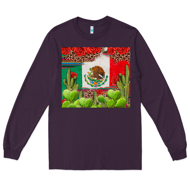 Mexican Flag Long Sleeve Tee by texasbilliewilder | Teevron