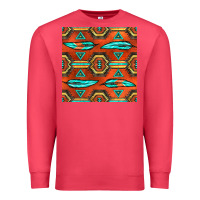 Cardinal native american aztec seamless pattern 2 Premium Sweatshirt - BundleAndBundleShop