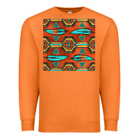 Carrot native american aztec seamless pattern 2 Premium Sweatshirt - BundleAndBundleShop