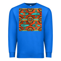 True Royal native american aztec seamless pattern 2 Premium Sweatshirt - BundleAndBundleShop