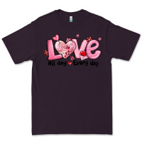Plum love all day every day Premium Tee - MaliasSmallBusiness