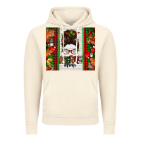 Vintage Artic Christmas merry mama messy bun Vintage Hoodie - Jasminsmagicworld