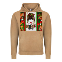 Vintage Camel Christmas merry mama messy bun Vintage Hoodie - Jasminsmagicworld