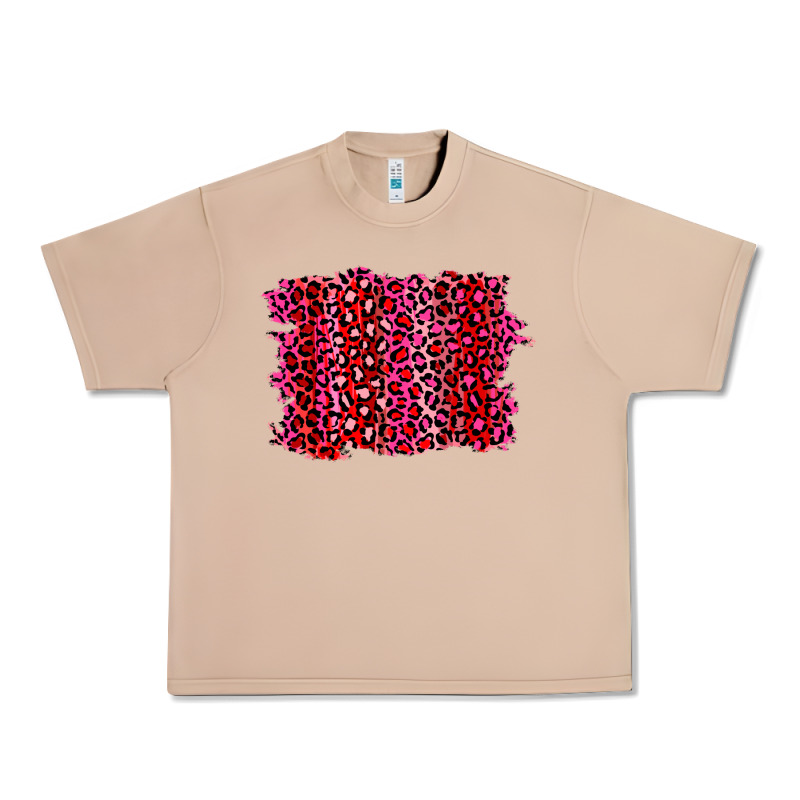 Pink Leopard Background Urban Heavy Tee by RanaPortraitStore | Teevron