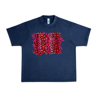 Navy pink leopard background Urban Heavy Tee - RanaPortraitStore