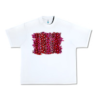 White pink leopard background Urban Heavy Tee - RanaPortraitStore