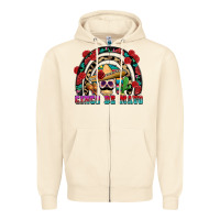Sandshell Cinco de mayo rainbow Zipper Hoodie - FaDigitalArtStudio